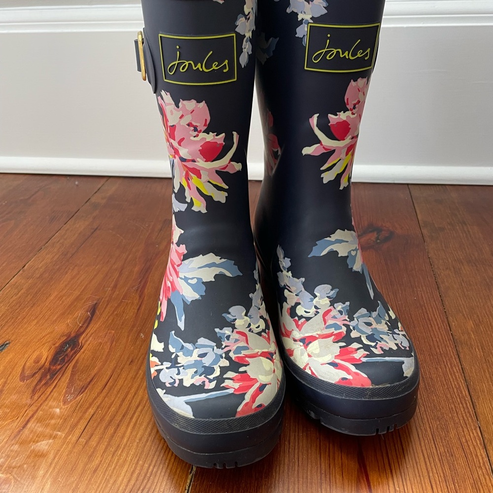 JOULES MOLLY WELLY RAIN BOOT, Size 6